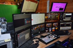 Un studio TV professionnel