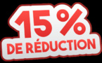 15% de remise pour vos derniers achats de Noël